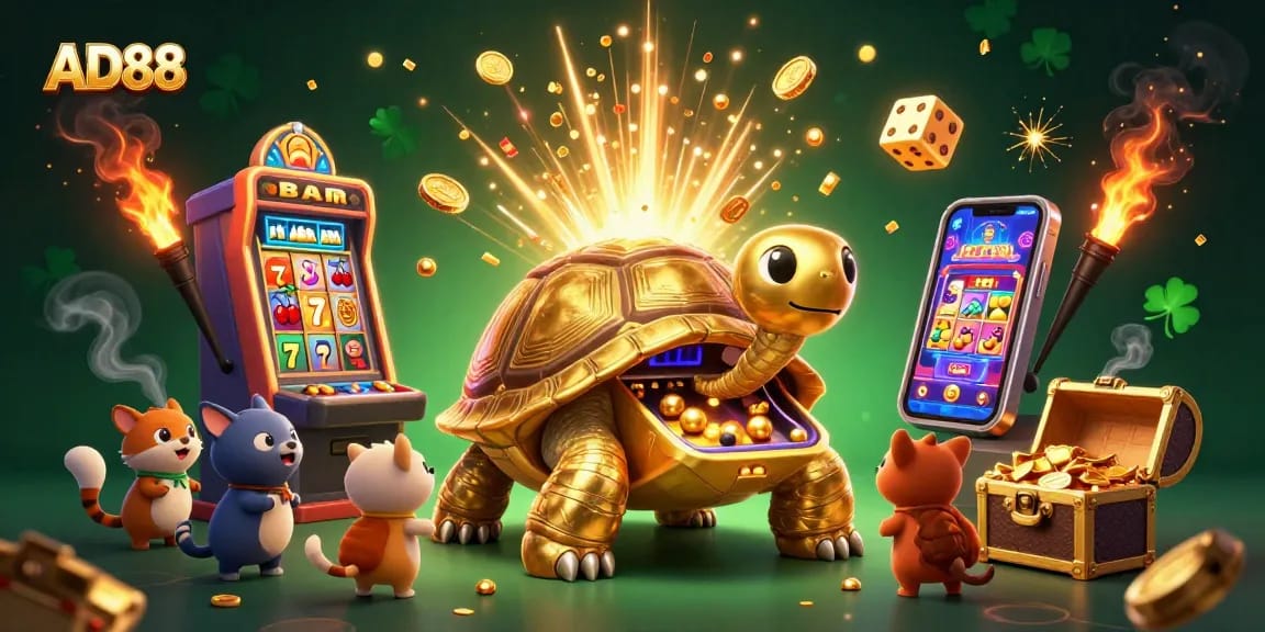 Experience thrilling gaming adventures at AD88 with vibrant visuals and jackpot excitement.