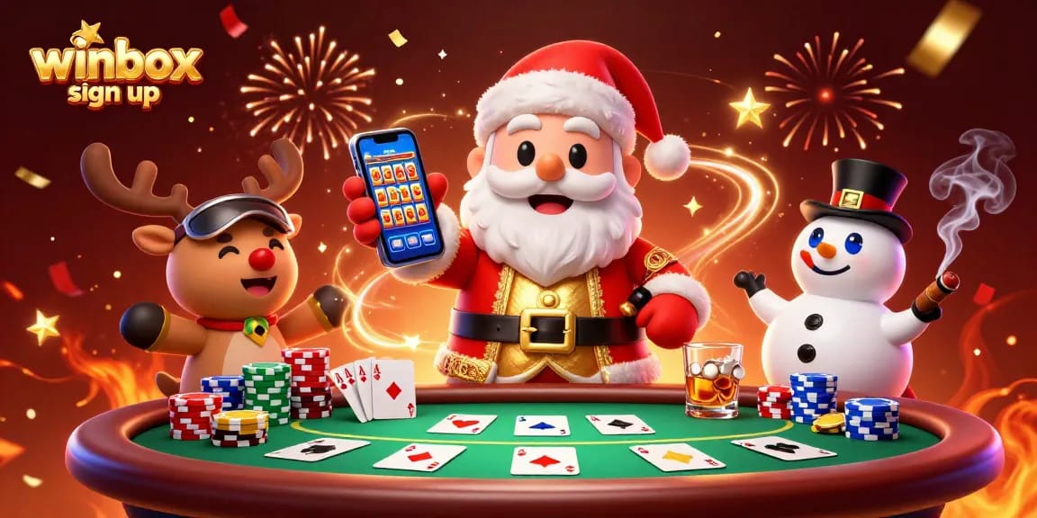 Experience the winbox sign up excitement with Santa and friends at the festive casino!