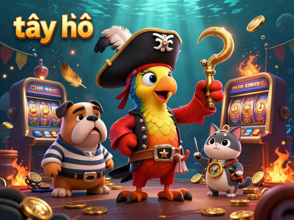 Exciting gameplay at the casino, featuring objects and characters representing the keyword tại đây.
