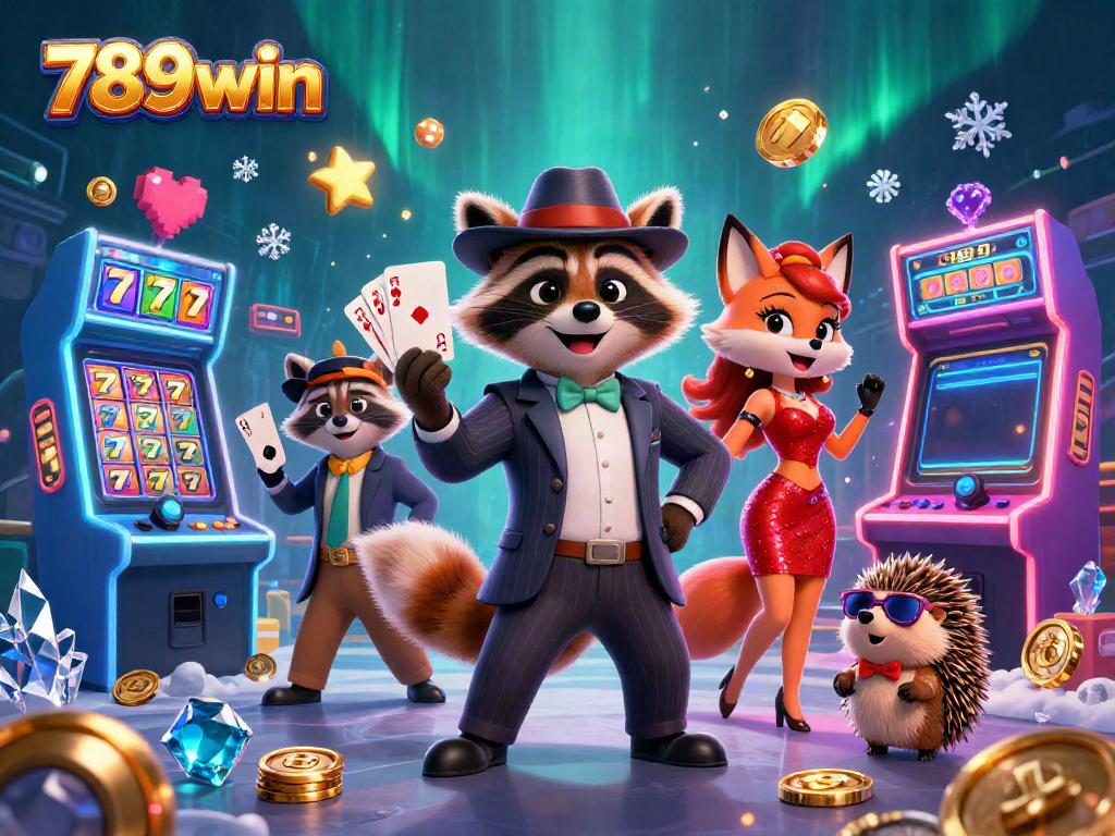 Experience thrilling jackpot action with 789win's colorful casino adventure featuring slots and engaging characters.