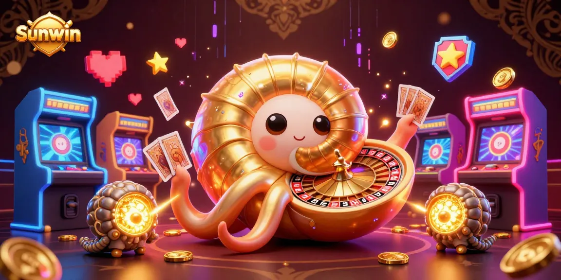 Experience winning excitement at Sunwin with a dynamic gaming carnival and vibrant casino elements.