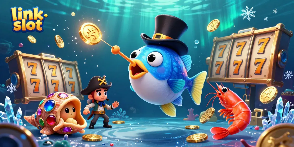 Experience thrilling link slot games with vibrant characters and dynamic casino elements.