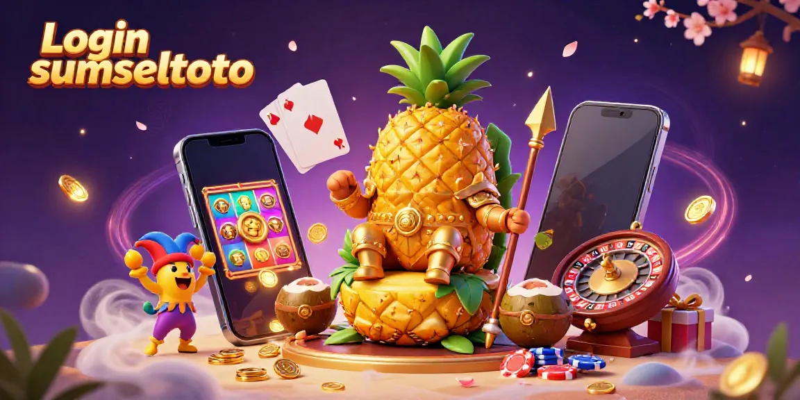 Engage in fun with Login sumseltoto featuring unique casino elements and cartoon characters.