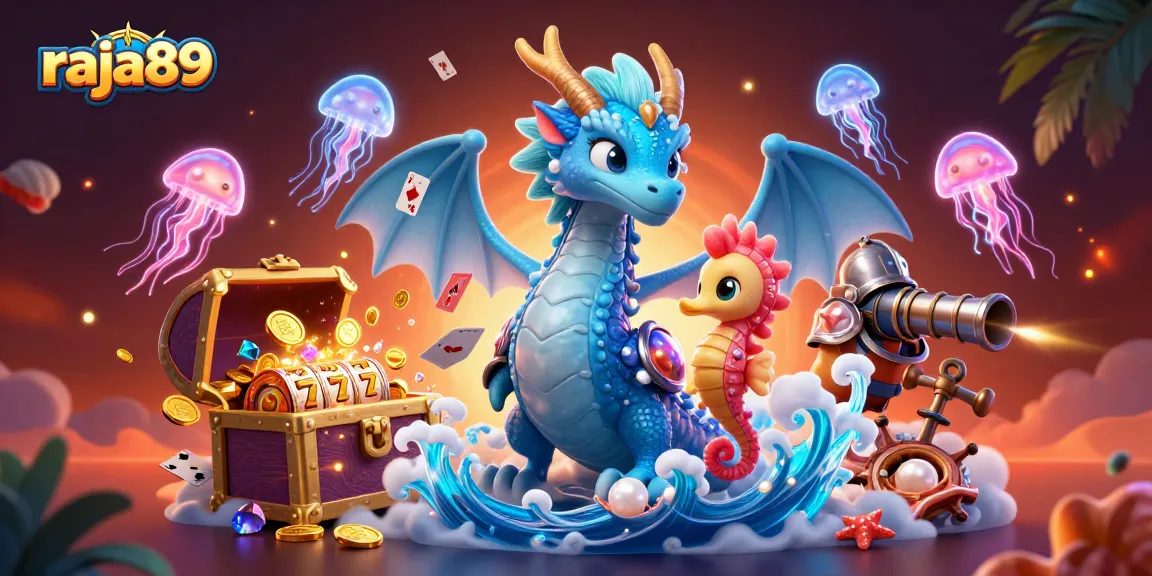 Engage in thrilling gaming sessions with raja89 as mesmerizing sea characters explore vibrant underwater treasures.
