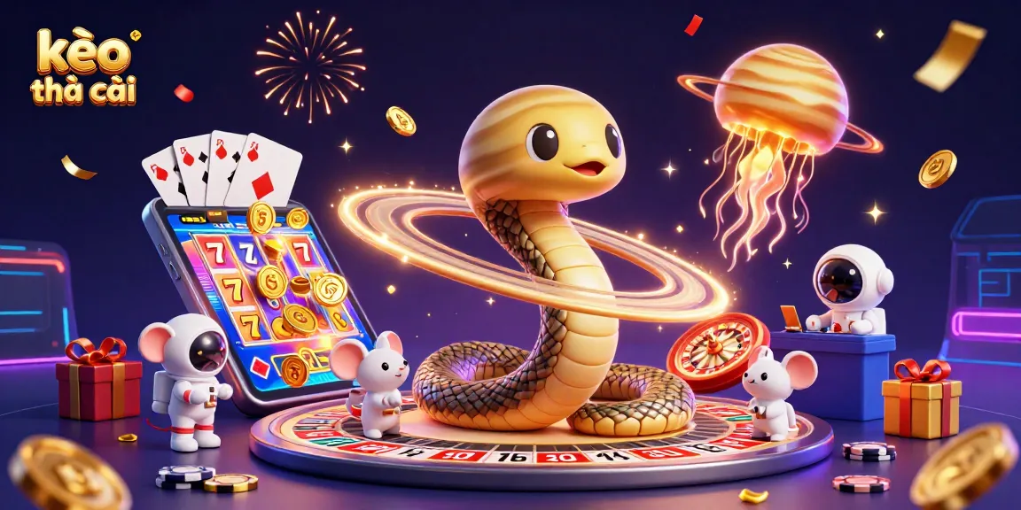 Engage in thrilling betting action with kèo nhà cái on a cosmic roulette wheel.