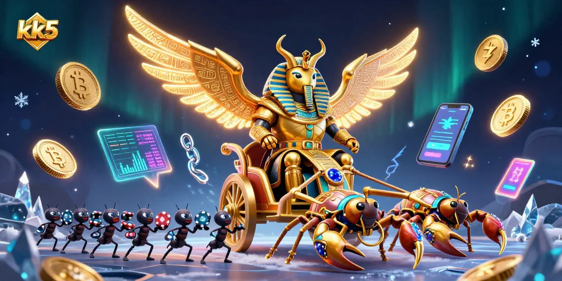 Engage with kk5 by playing exciting casino games with captivating visuals and a pharaoh-themed design.