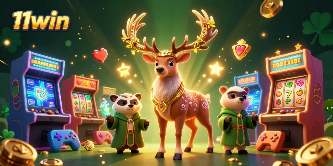 Play exciting games at 11win with a vibrant 3D casino scene showcasing action.