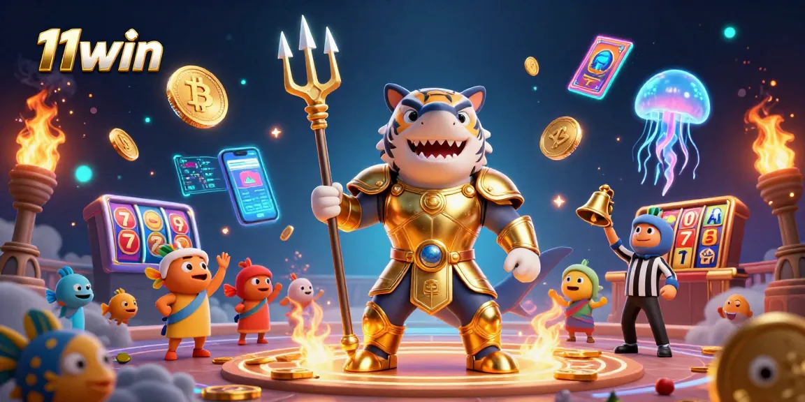 Experience thrilling wins with 11win in this vibrant underwater casino world.