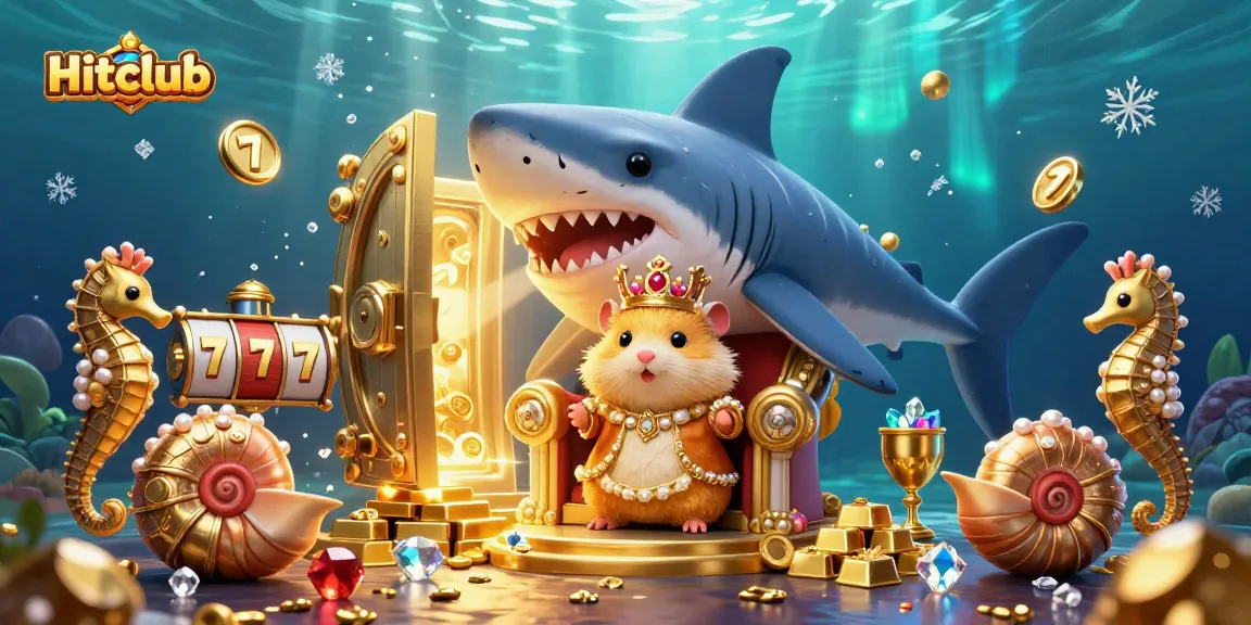Experience the thrill of Hitclub with this vibrant underwater casino scene capturing dynamic pokies and treasures.