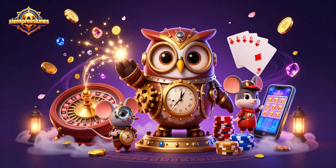 Experience thrilling gameplay at siempreeslunes with energetic casino elements and vibrant characters.