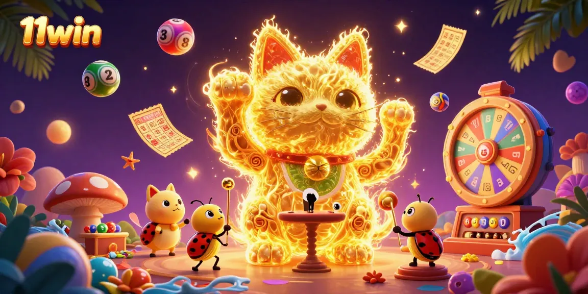 Engage with the vibrant 11win casino scene featuring luck, games, and colorful action elements.